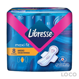 Libresse Maxi Wing 24cm 8s Small Pack - Feminine Care